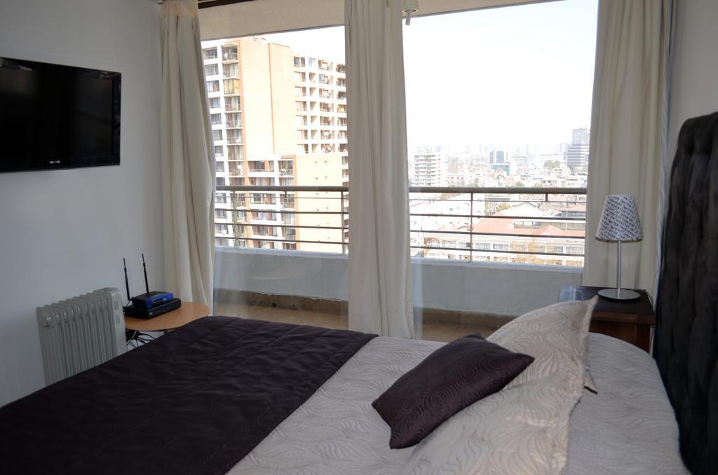 Apartamentos Capital Santiago del Cile Camera foto