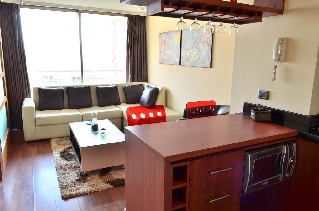 Apartamentos Capital Santiago del Cile Camera foto