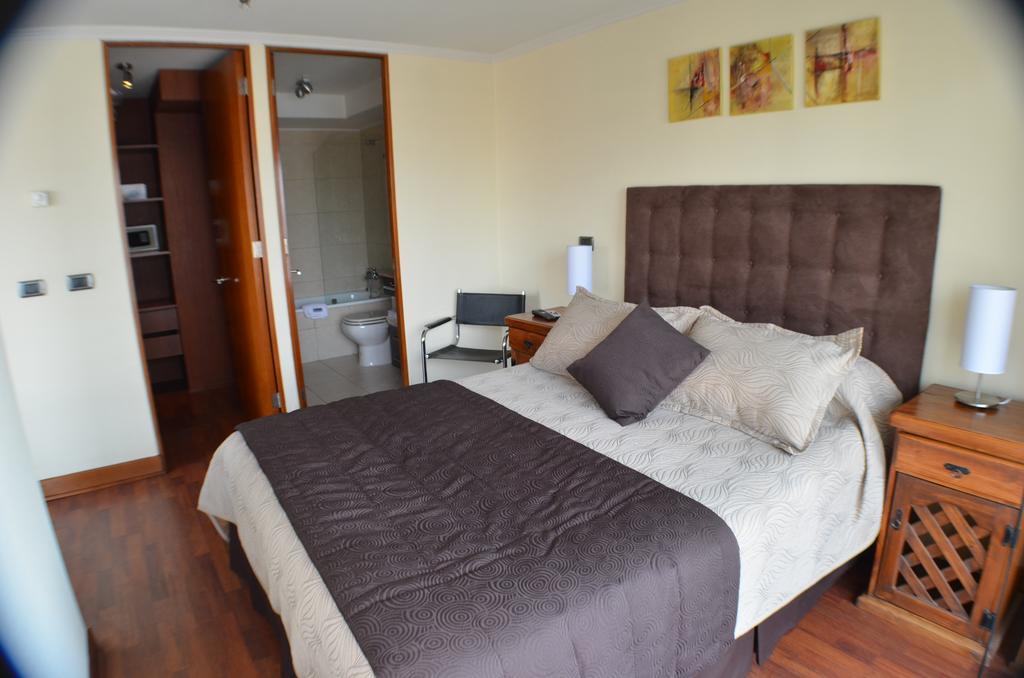 Apartamentos Capital Santiago del Cile Camera foto
